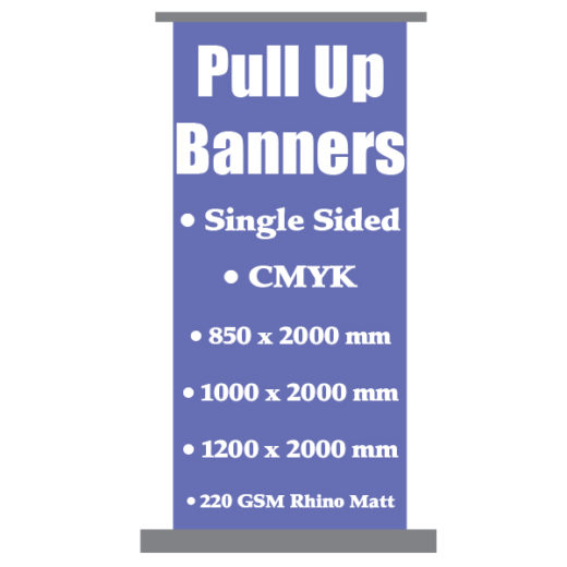 Pull up Banners - Monsoon Print
